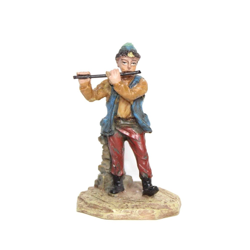 Grandeur Noel Bethlehem Nativity Set 2.7" Replacement Man Playing Flute Figurine